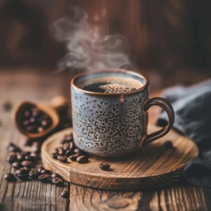 StockCake Steaming Coffee Mug 1751404451